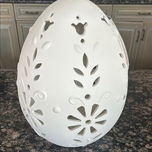 MAKE MARKET DIY LED LIGHT UP CERAMIC EASTER EGG NWT